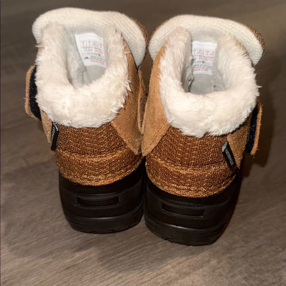 The North Face Kids Brown and Black Winter Boots